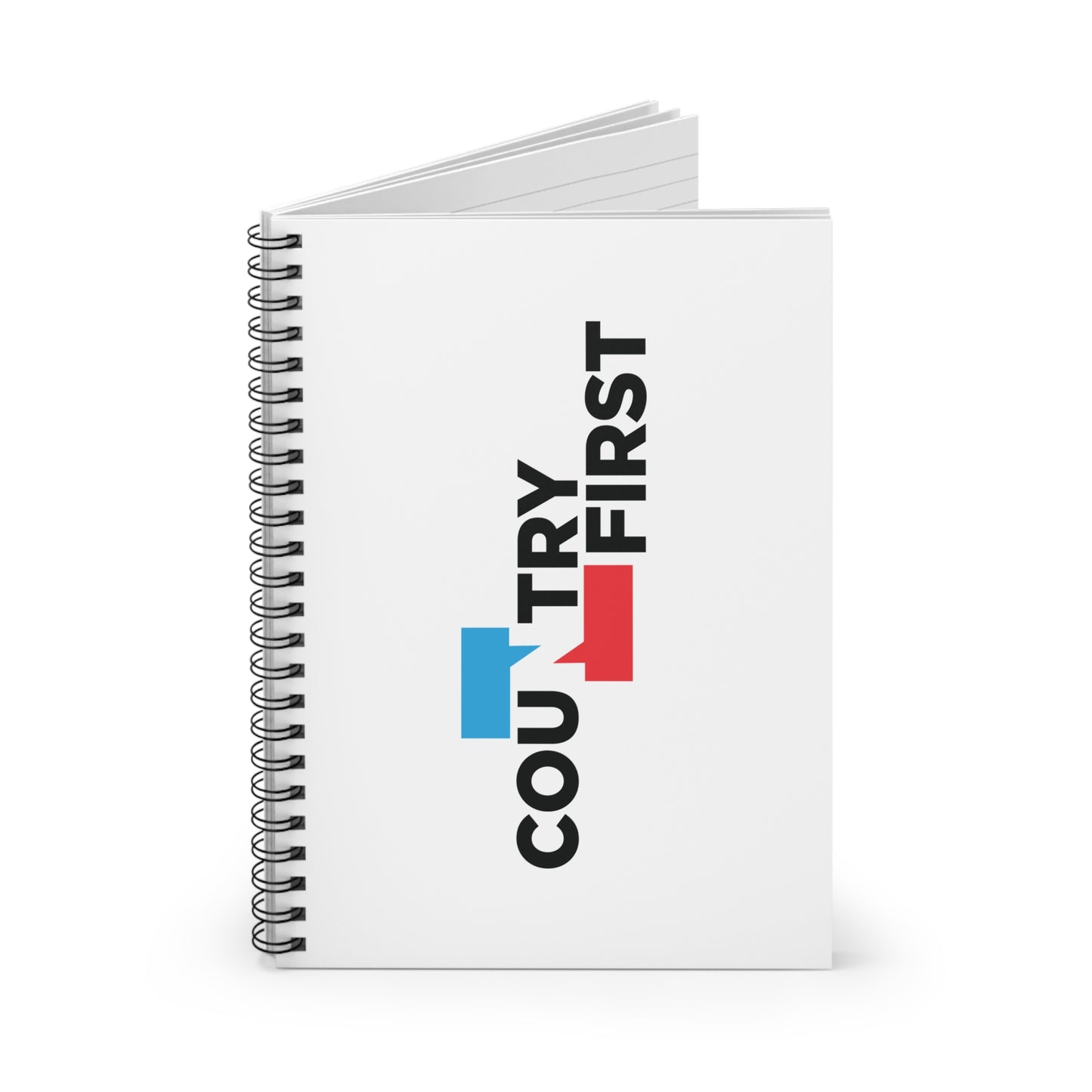 Official Country First Spiral Notebook