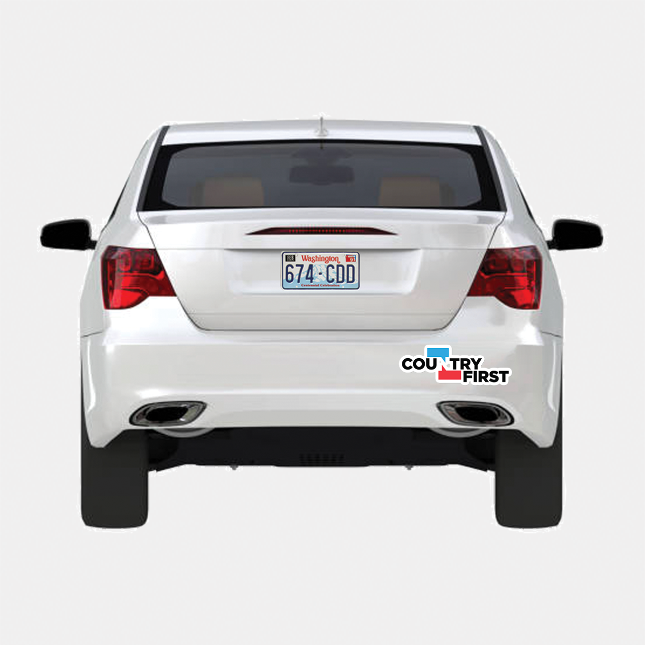 Official Country First Logo Sticker