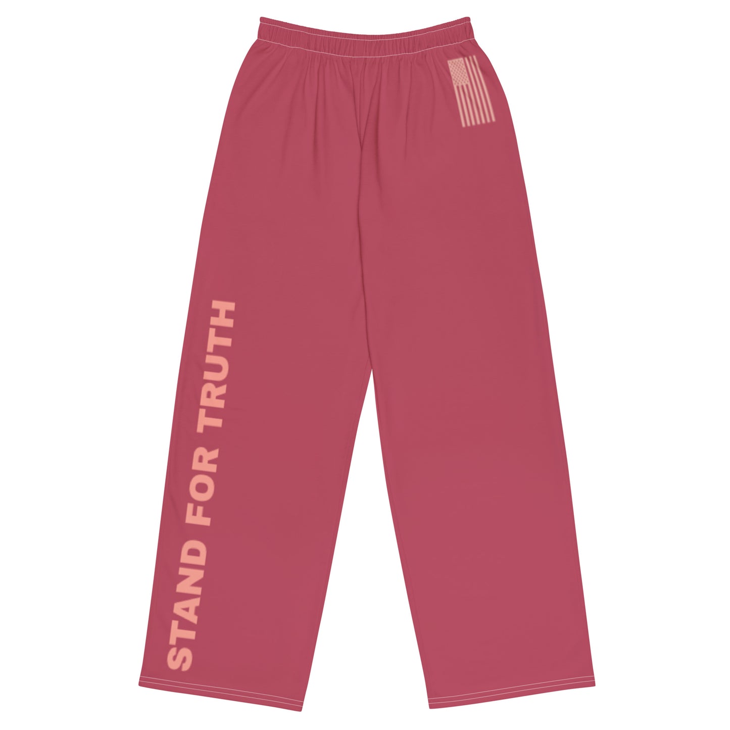 Stand For Truth Pink Wide Leg Pants