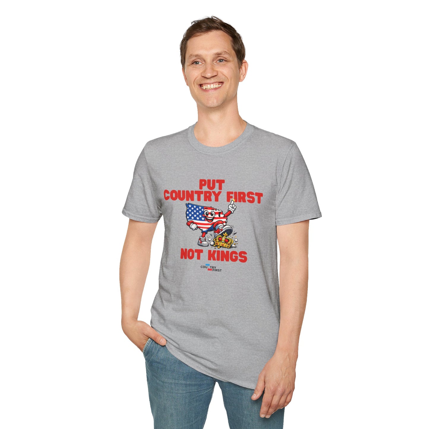 Put Country First Not Kings T-Shirt