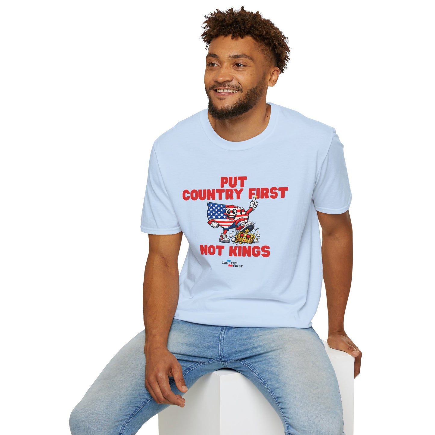 Put Country First Not Kings T-Shirt