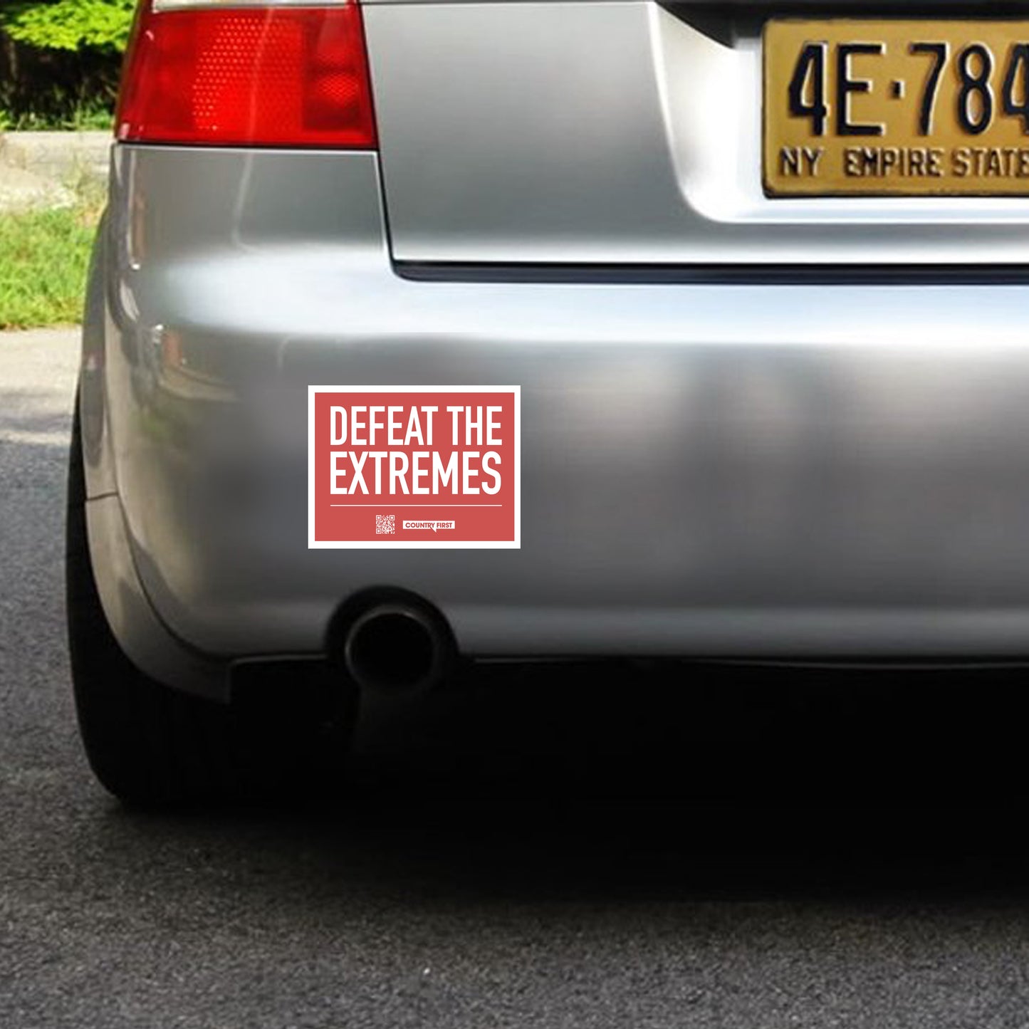 Defeat the Extremes - Bumper Sticker