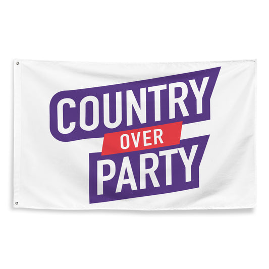 Country Over Party Flag