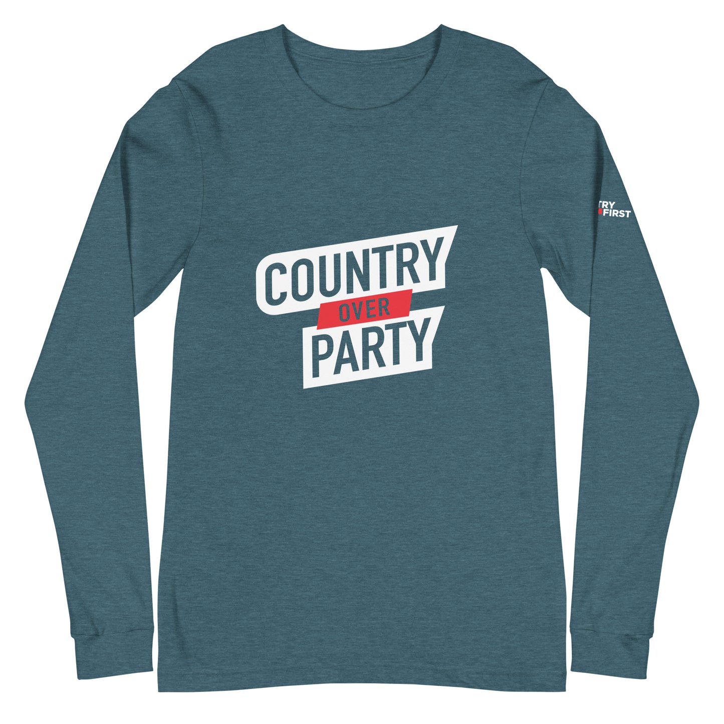 Country Over Party Long Sleeve Unisex T-Shirt