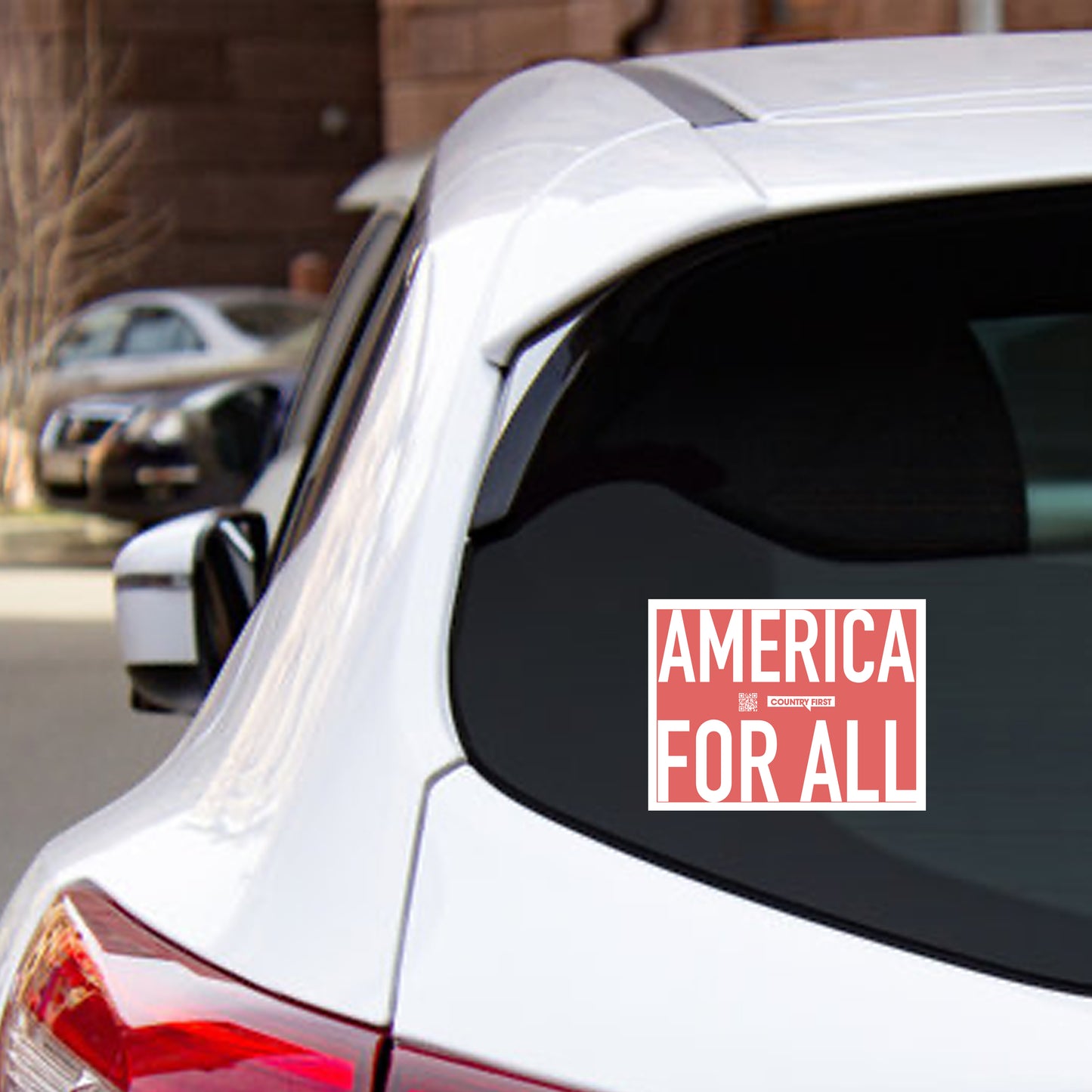 America For All  - Yard Sign & Bumper Sticker