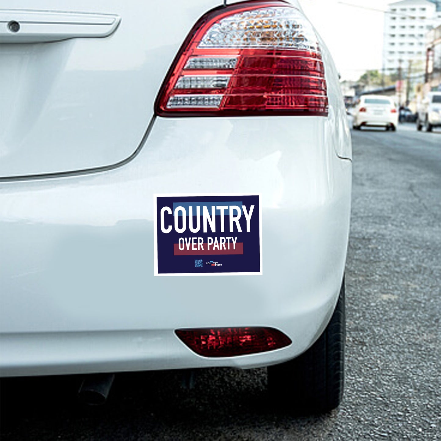 Country Over Party - Yard Sign & Bumper Sticker