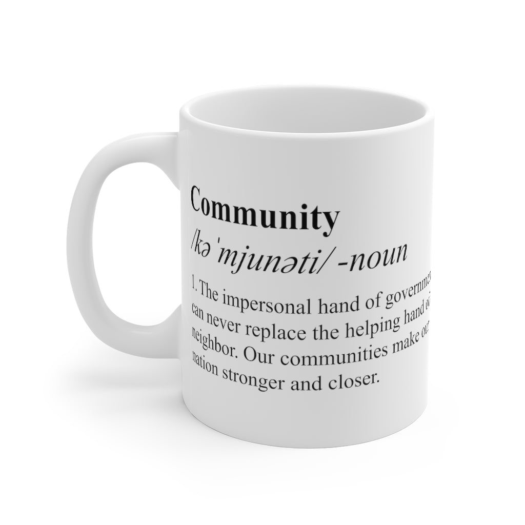 Define Community Coffee Mug