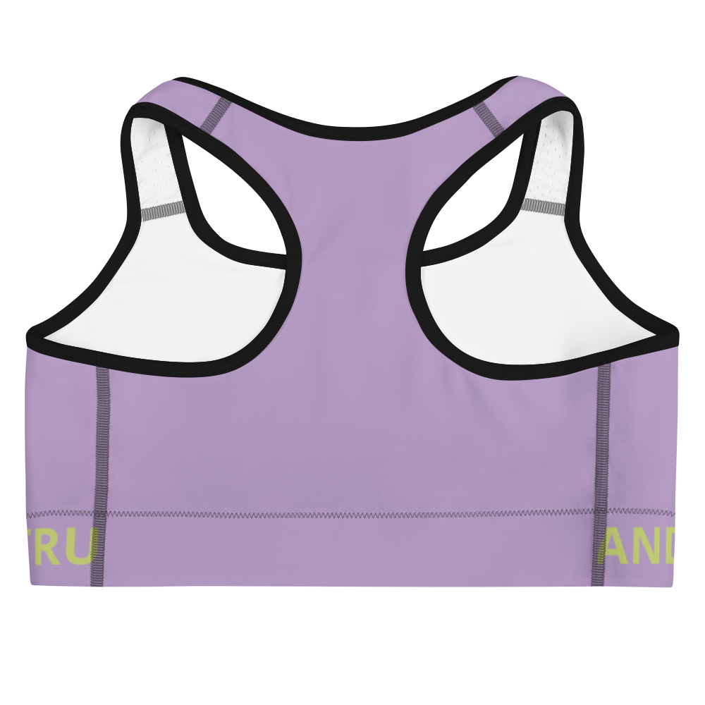 Stand For Truth Purple Sports Bra