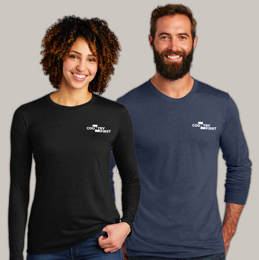 Official Country First Long Sleeve T - Shirt