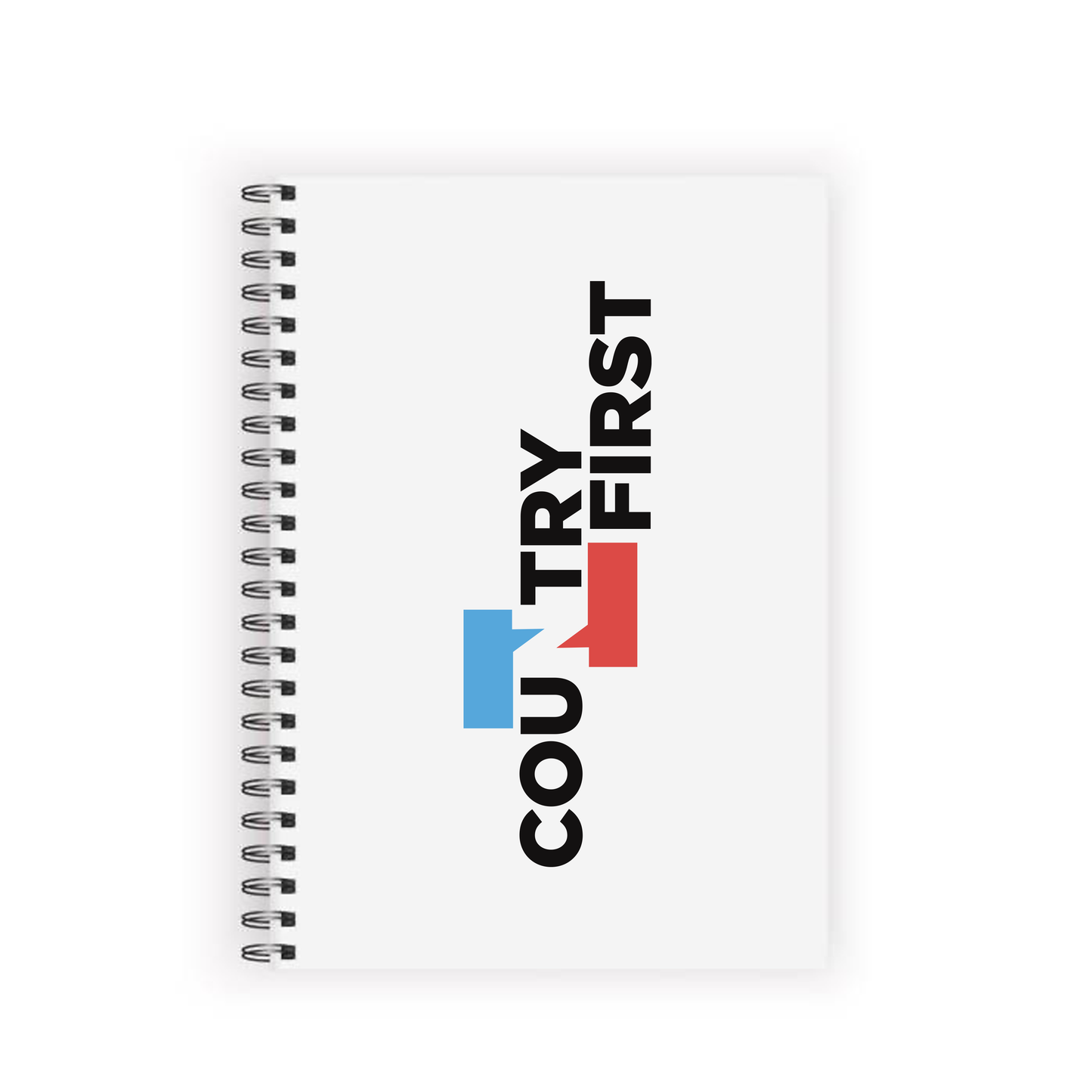 Official Country First Spiral Notebook