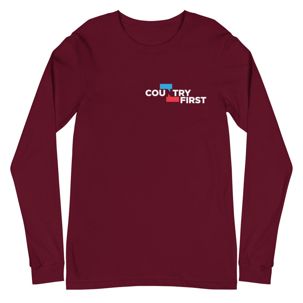 Official Country First Long Sleeve Unisex T-Shirt