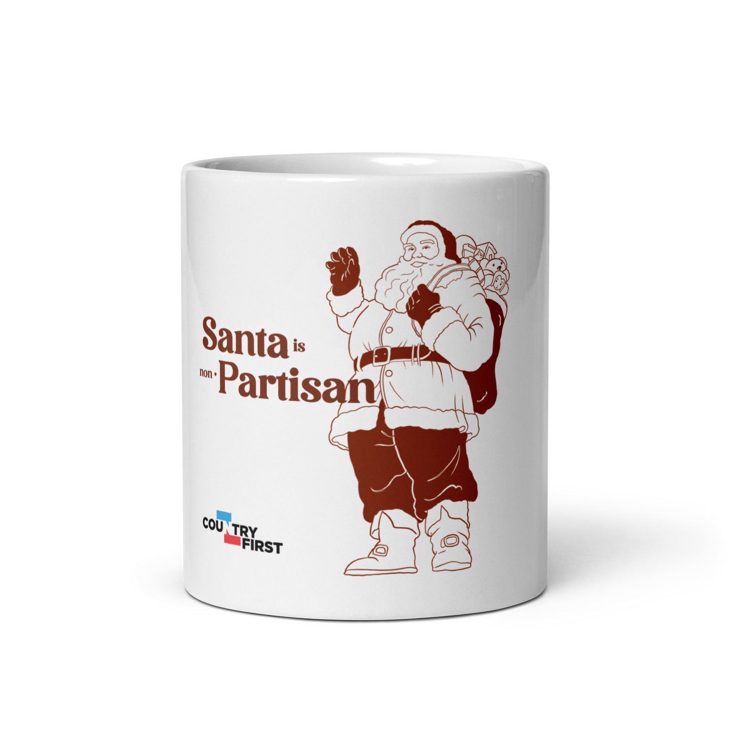 Santa is Non-Partisan Mug