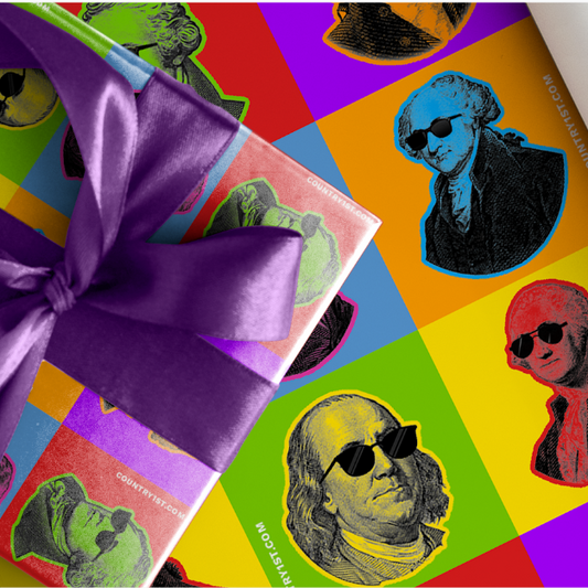 Founding Fathers Wrapping Paper